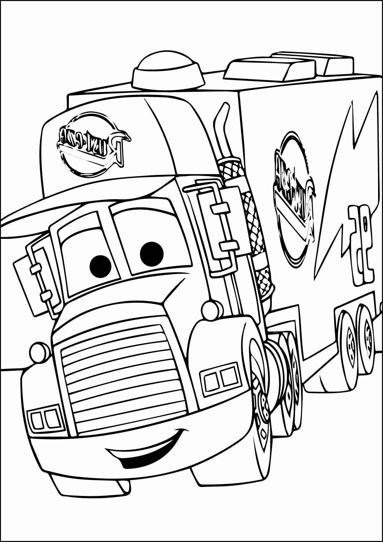 Popular Car Coloring Pages for Kids 143