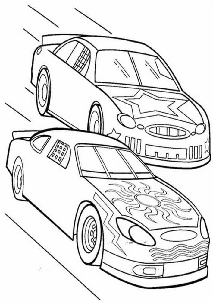 Popular Car Coloring Pages for Kids 145