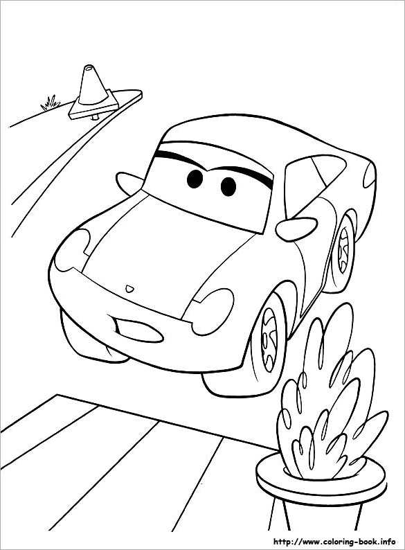 Popular Car Coloring Pages for Kids 15