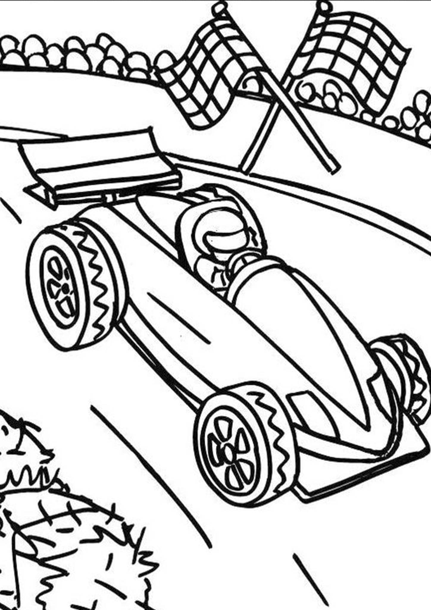 Popular Car Coloring Pages for Kids 16