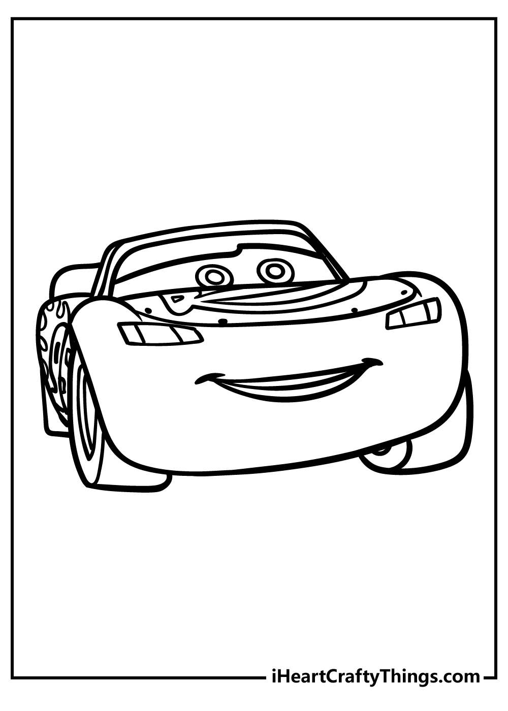 Popular Car Coloring Pages for Kids 18