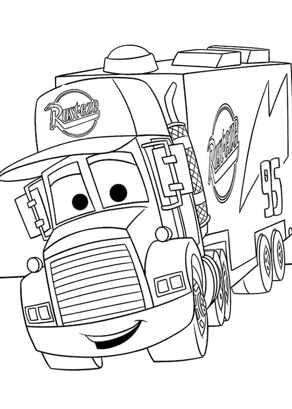 Popular Car Coloring Pages for Kids 19