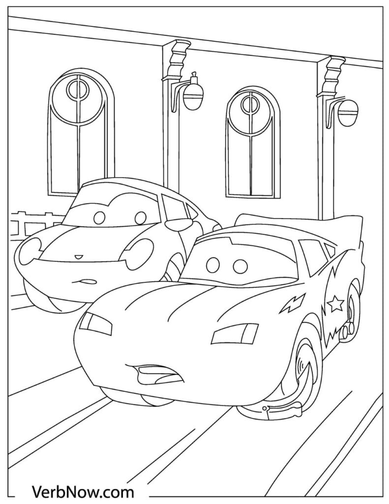 Popular Car Coloring Pages for Kids 21