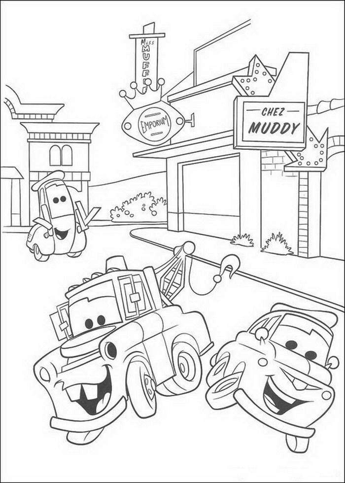 Popular Car Coloring Pages for Kids 23