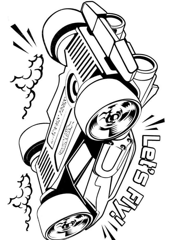 Popular Car Coloring Pages for Kids 25