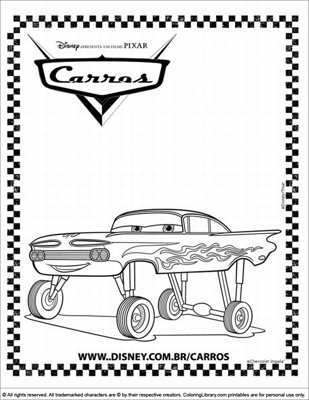 Popular Car Coloring Pages for Kids 31