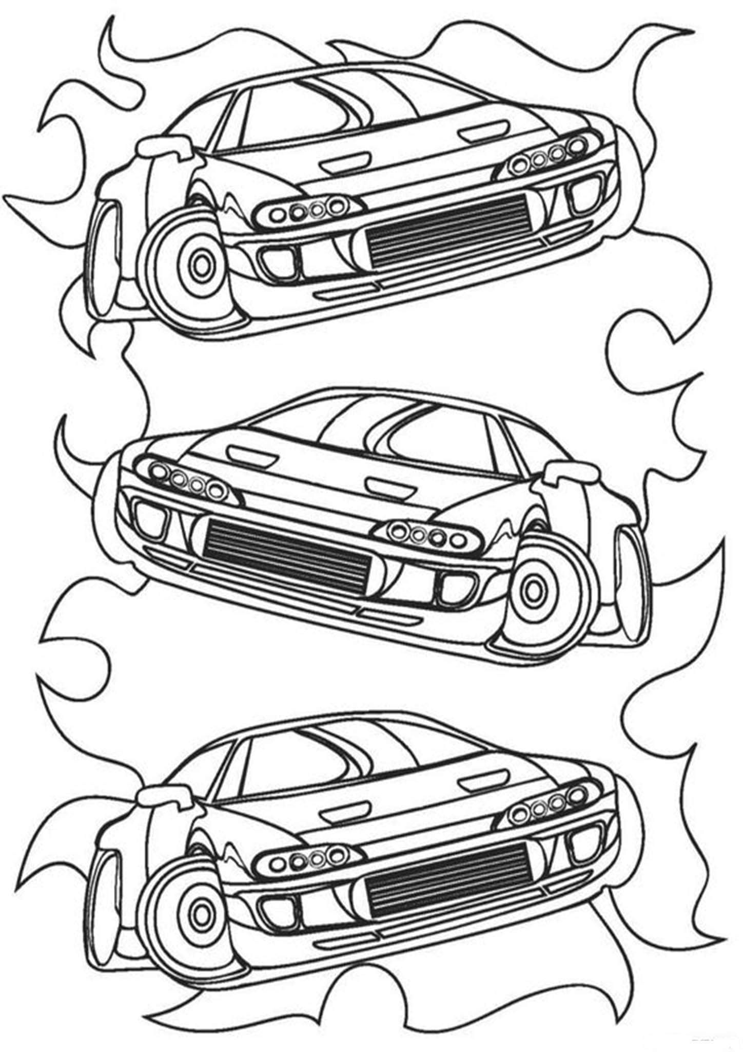 Popular Car Coloring Pages for Kids 38