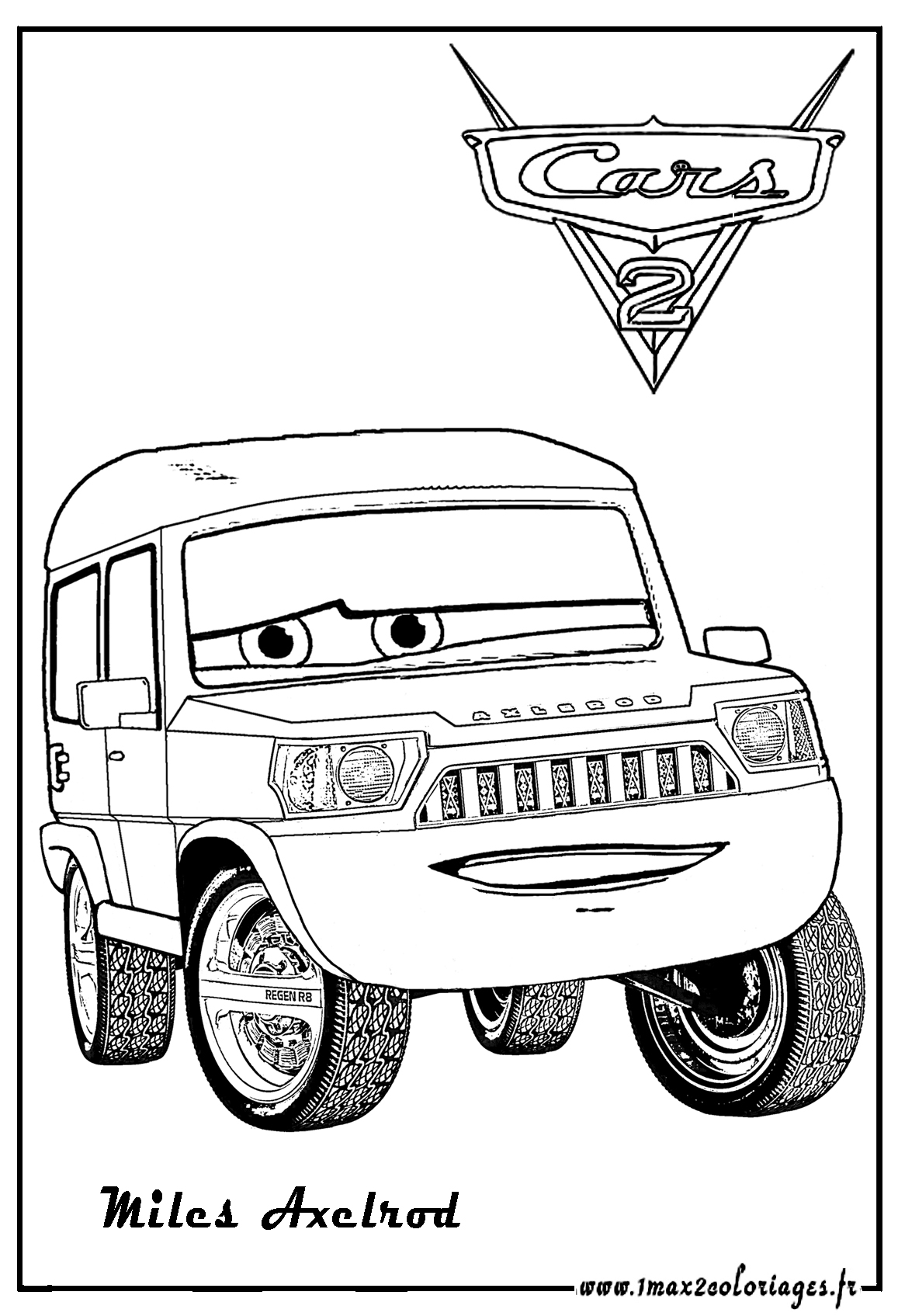 Popular Car Coloring Pages for Kids 5