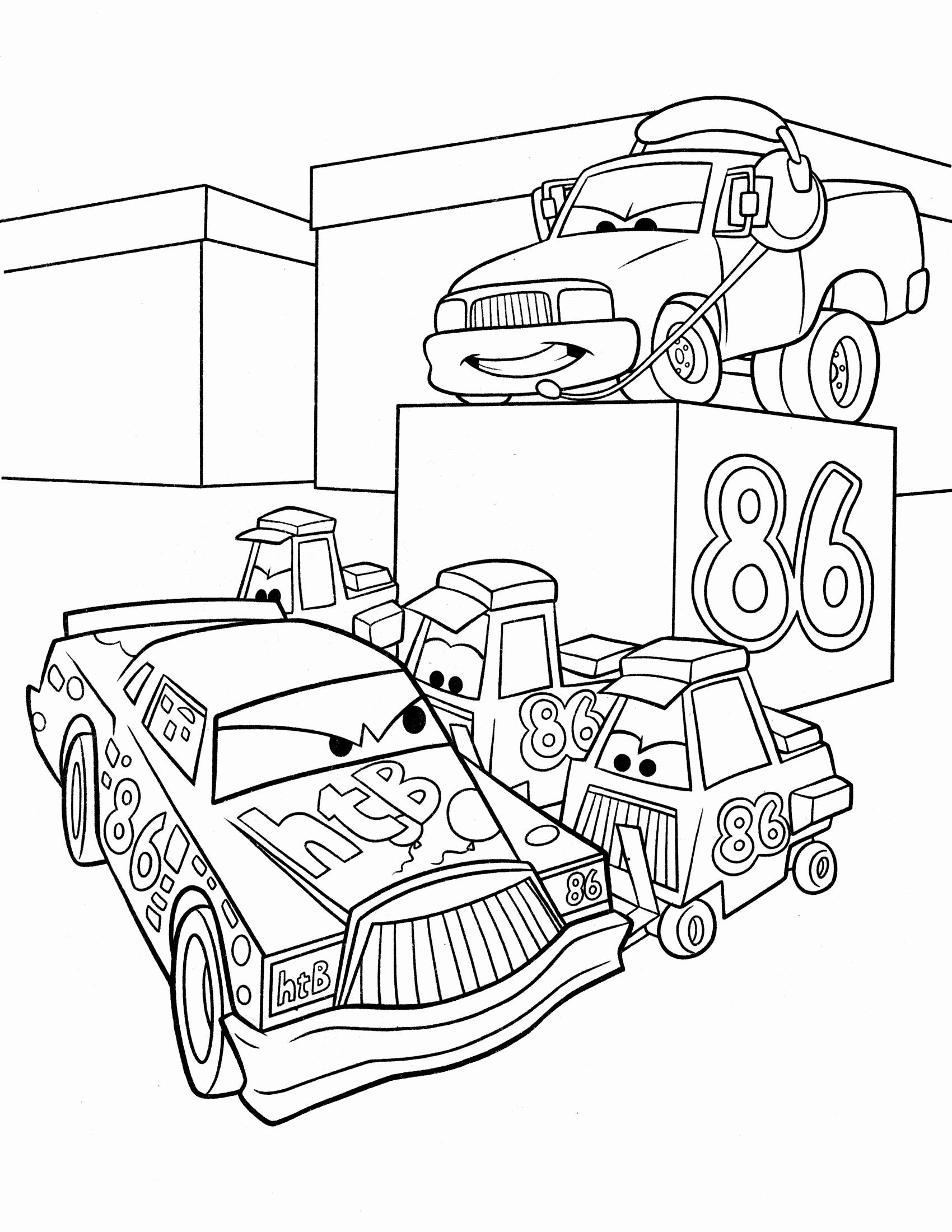 Popular Car Coloring Pages for Kids 51