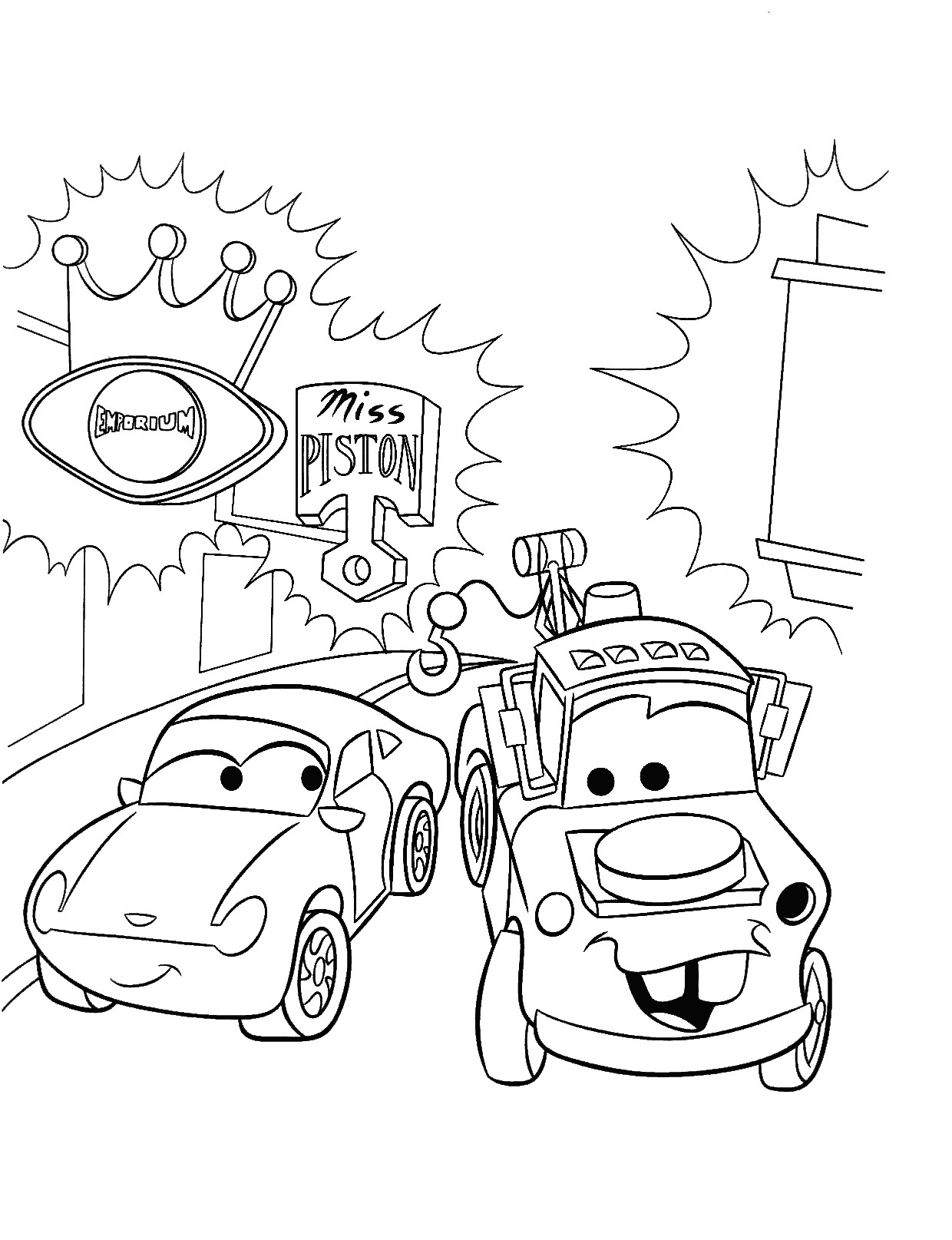 Popular Car Coloring Pages for Kids 53