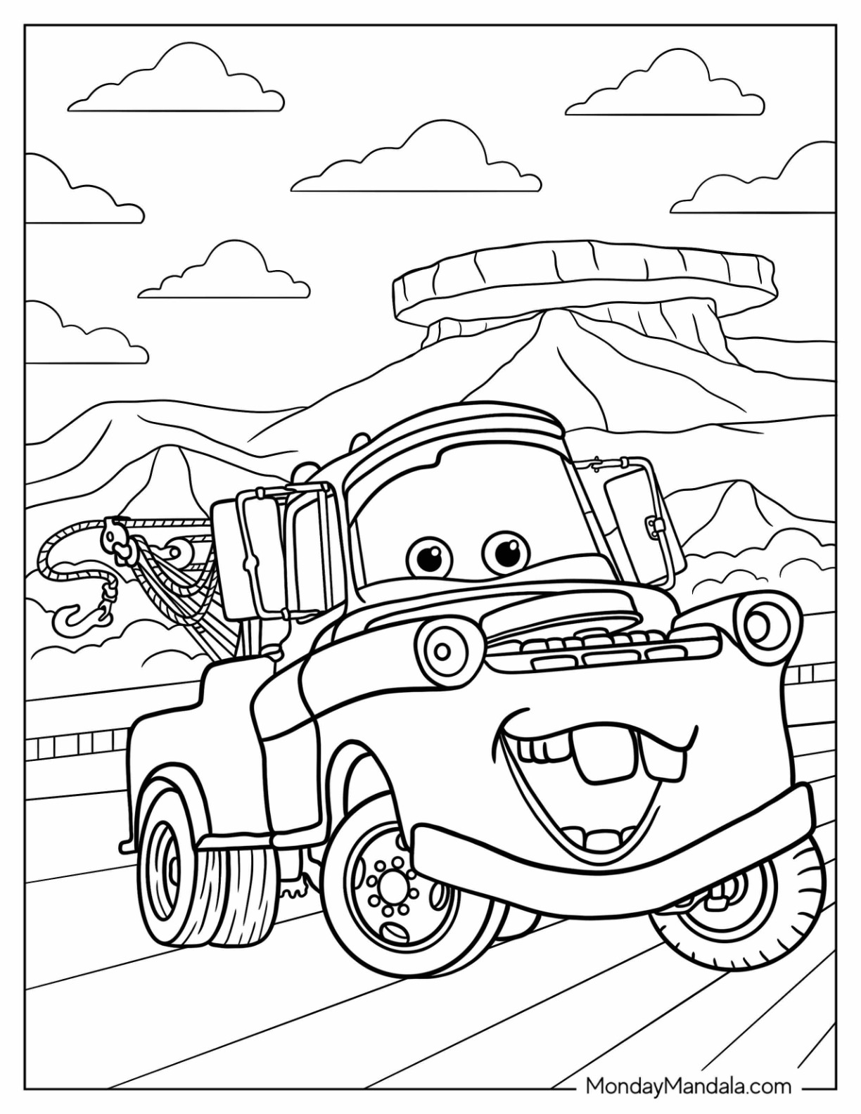 Popular Car Coloring Pages for Kids 54