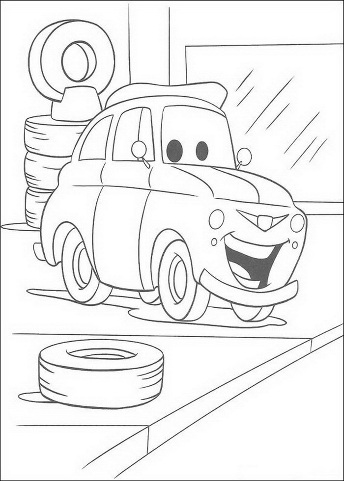 Popular Car Coloring Pages for Kids 8