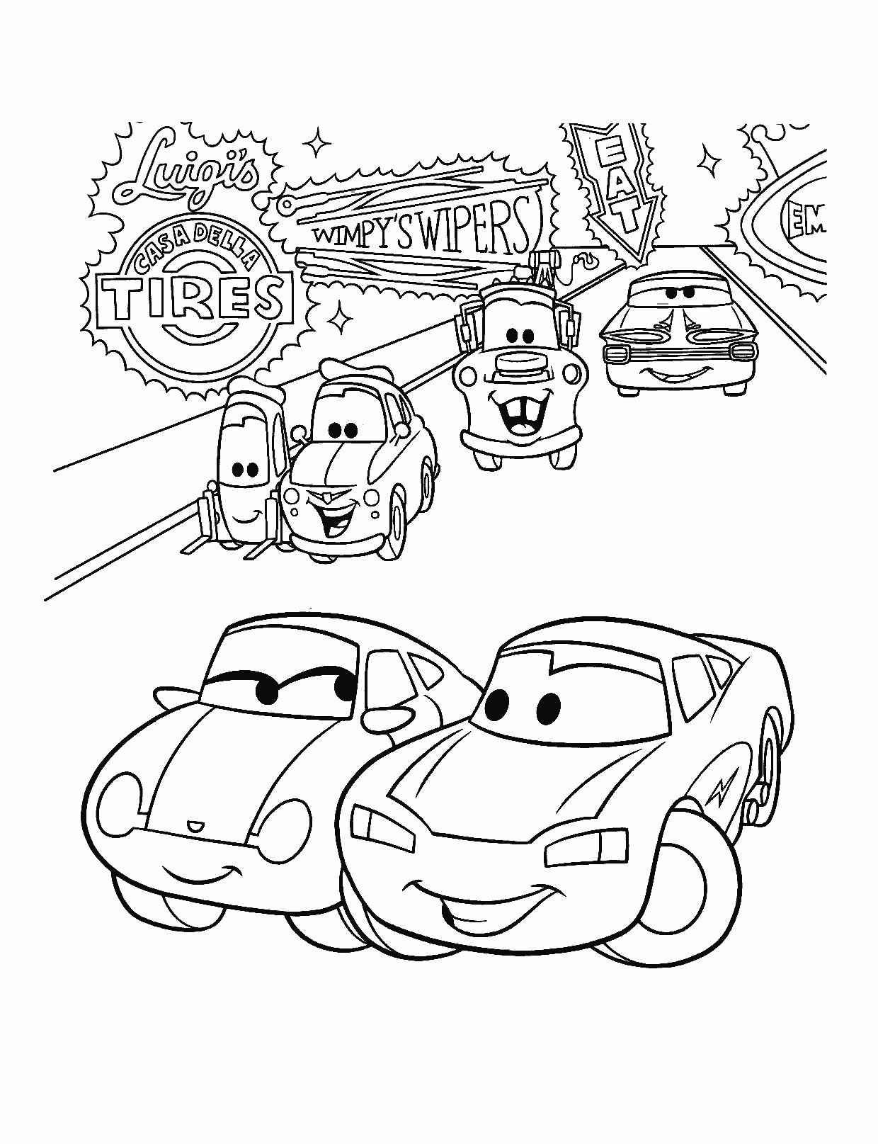 Popular Car Coloring Pages for Kids 99