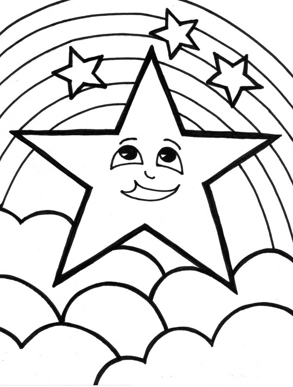 Rainbow Coloring Pages Kids FREE Printable 110