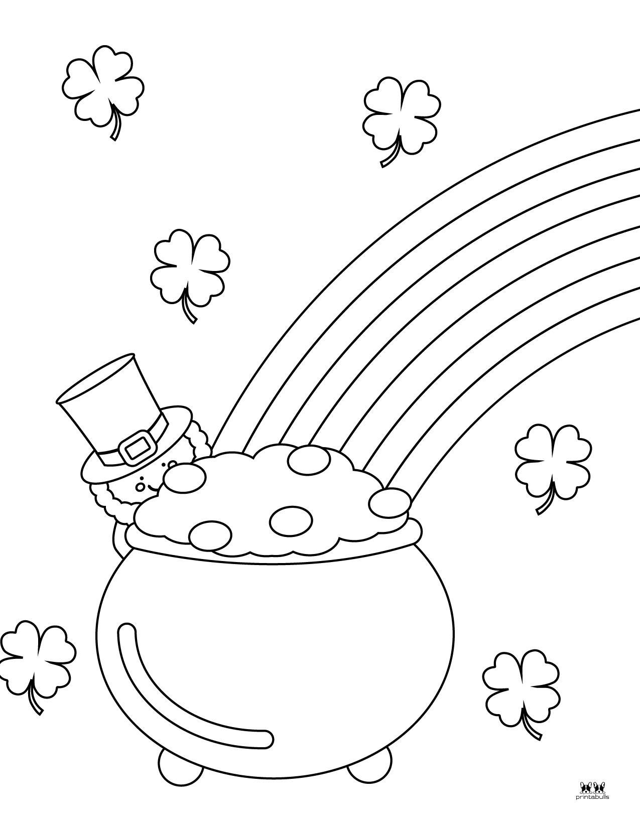 Rainbow Coloring Pages Kids FREE Printable 117