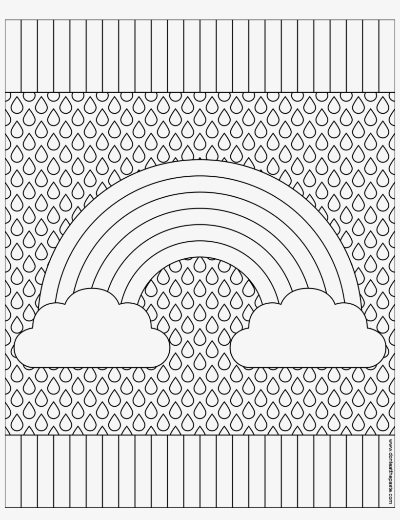 Rainbow Coloring Pages Kids FREE Printable 148