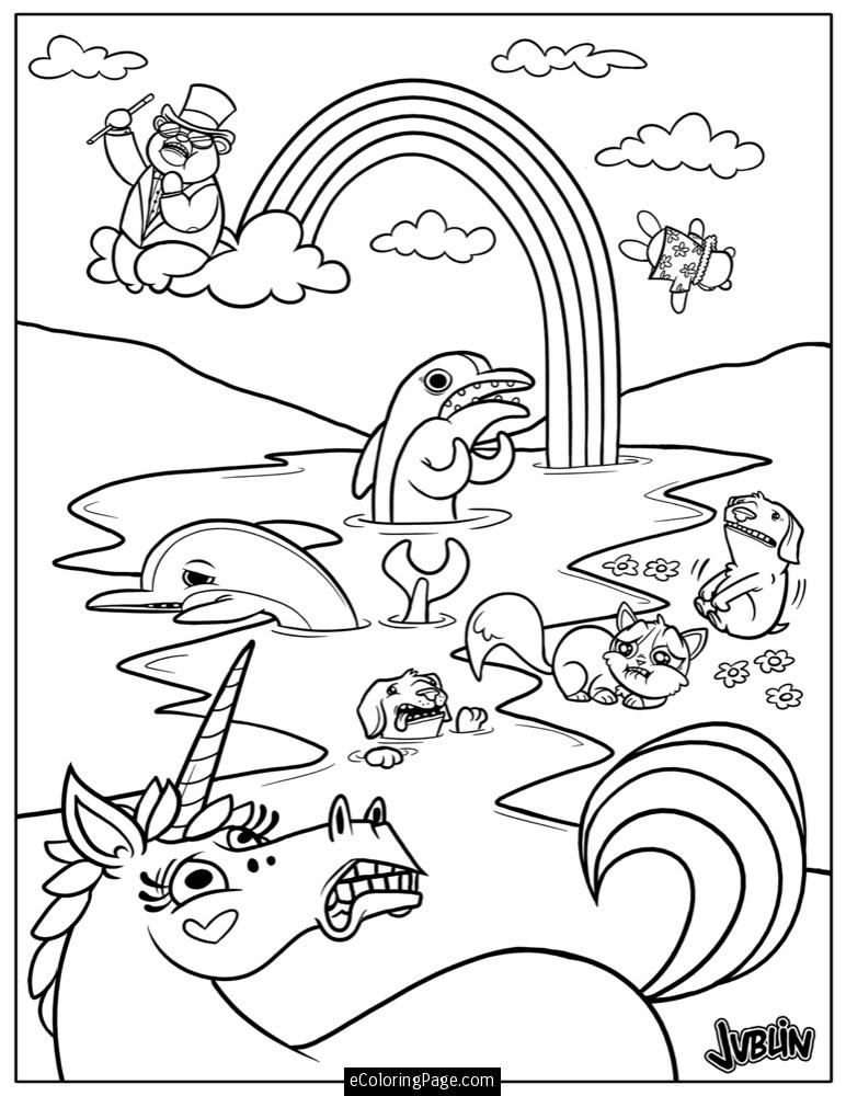 Rainbow Coloring Pages Kids FREE Printable 15