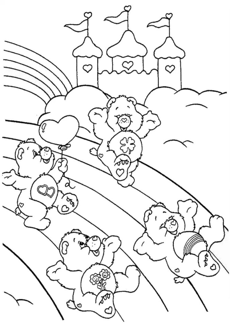 Rainbow Coloring Pages Kids FREE Printable 150