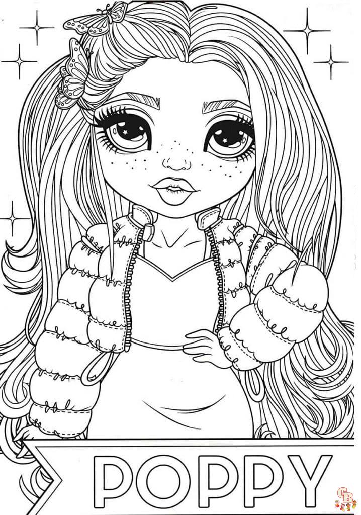 Rainbow Coloring Pages Kids FREE Printable 154