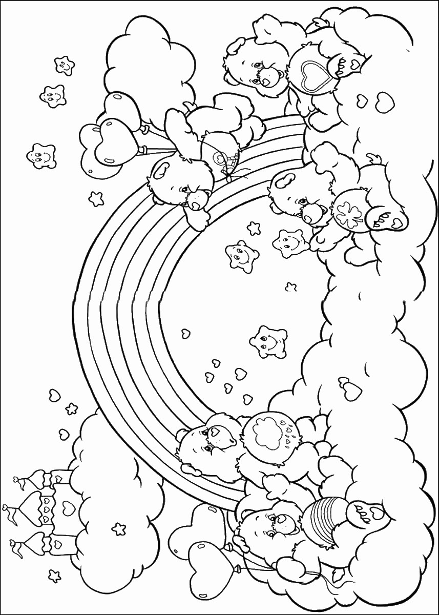 Rainbow Coloring Pages Kids FREE Printable 156