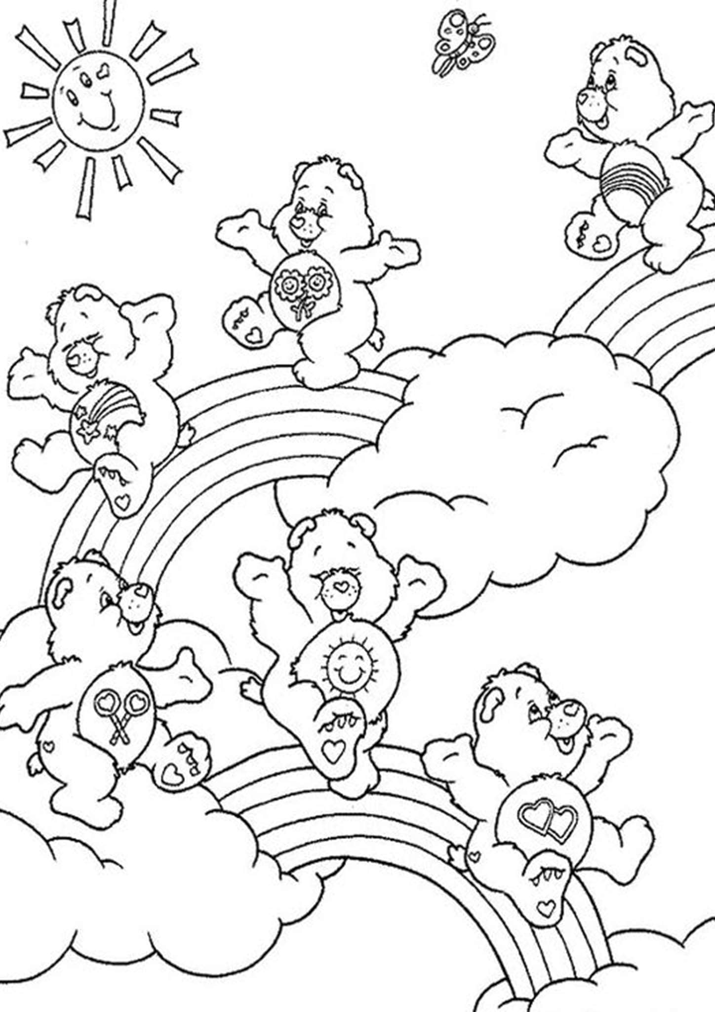 Rainbow Coloring Pages Kids FREE Printable 66