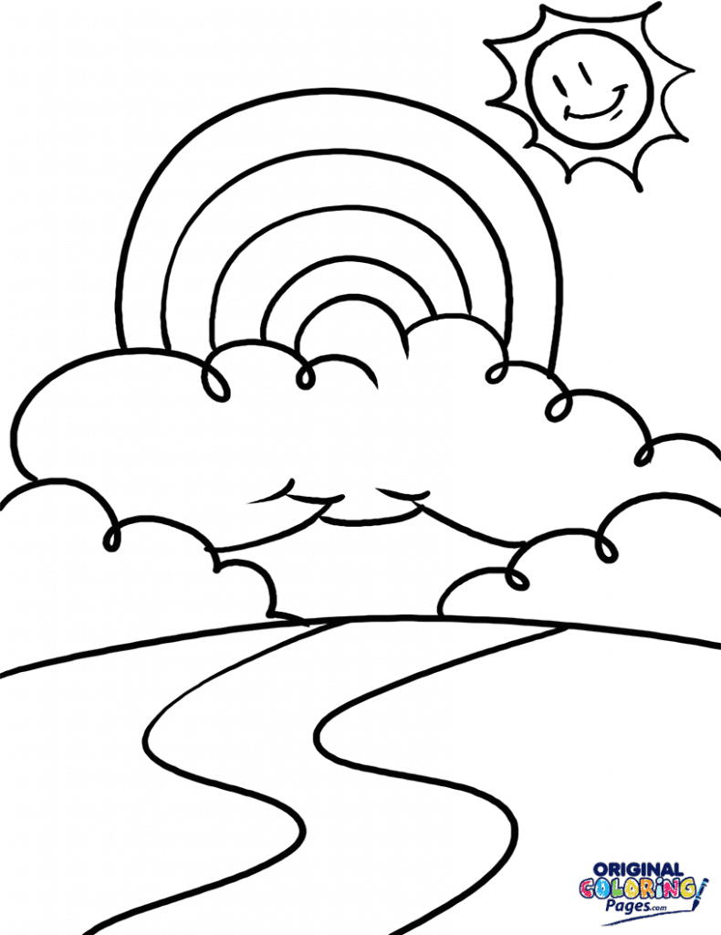 Rainbow Coloring Pages Kids FREE Printable 77