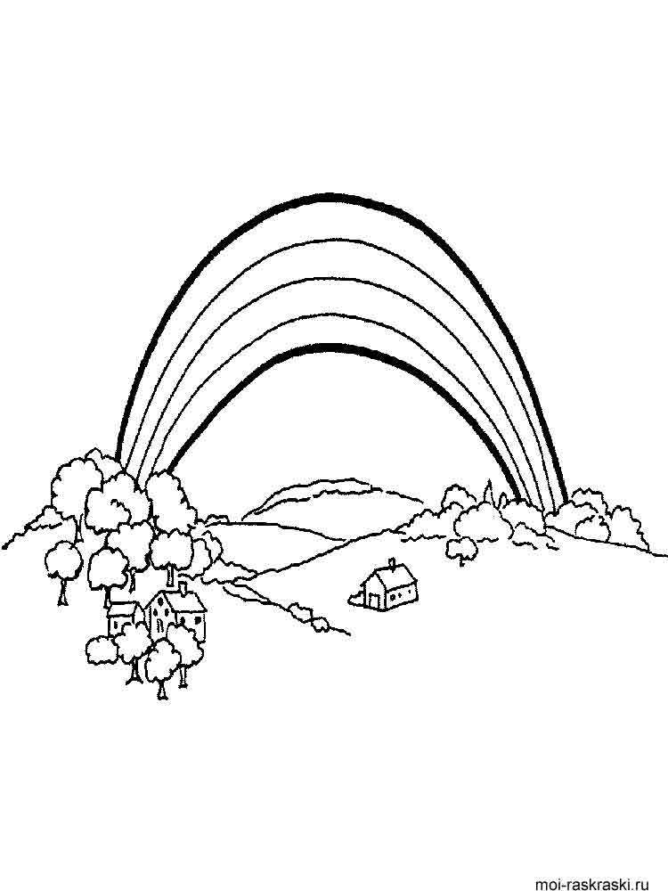 Rainbow Coloring Pages Kids FREE Printable 98