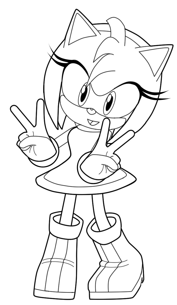 Super Sonic The Hedgehog Coloring Pages 10