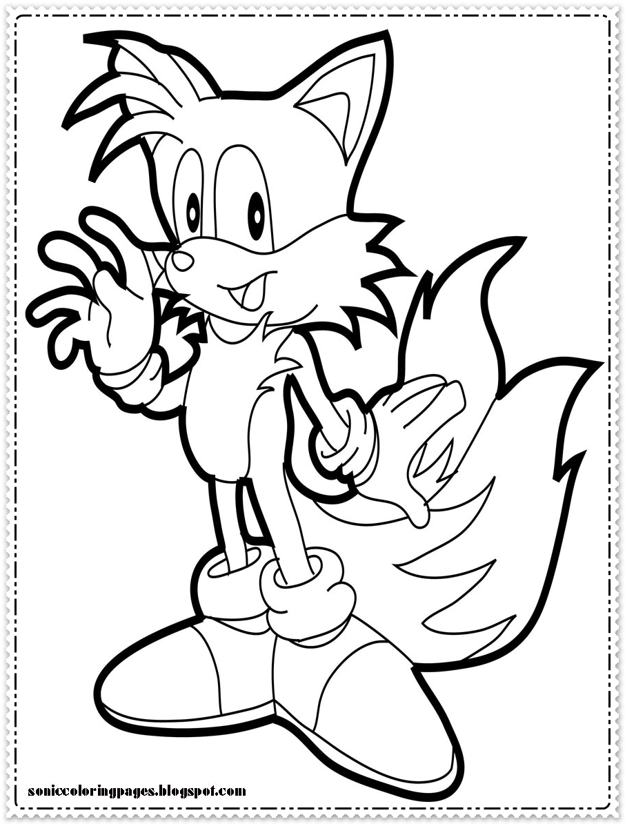 Super Sonic The Hedgehog Coloring Pages 102