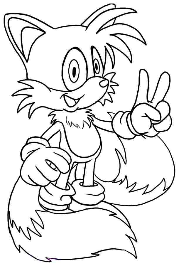 Super Sonic The Hedgehog Coloring Pages 104