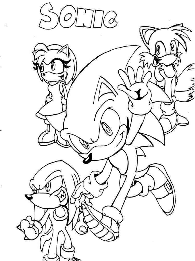 Super Sonic The Hedgehog Coloring Pages 108