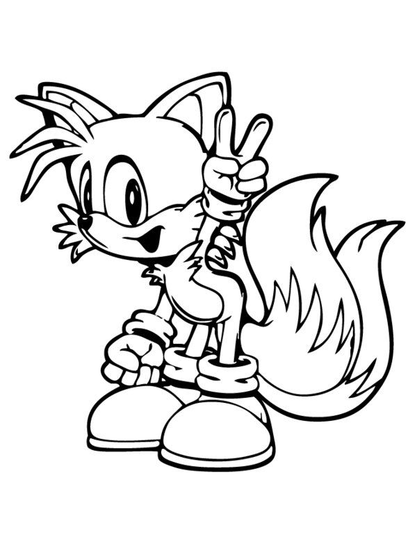 Super Sonic The Hedgehog Coloring Pages 11