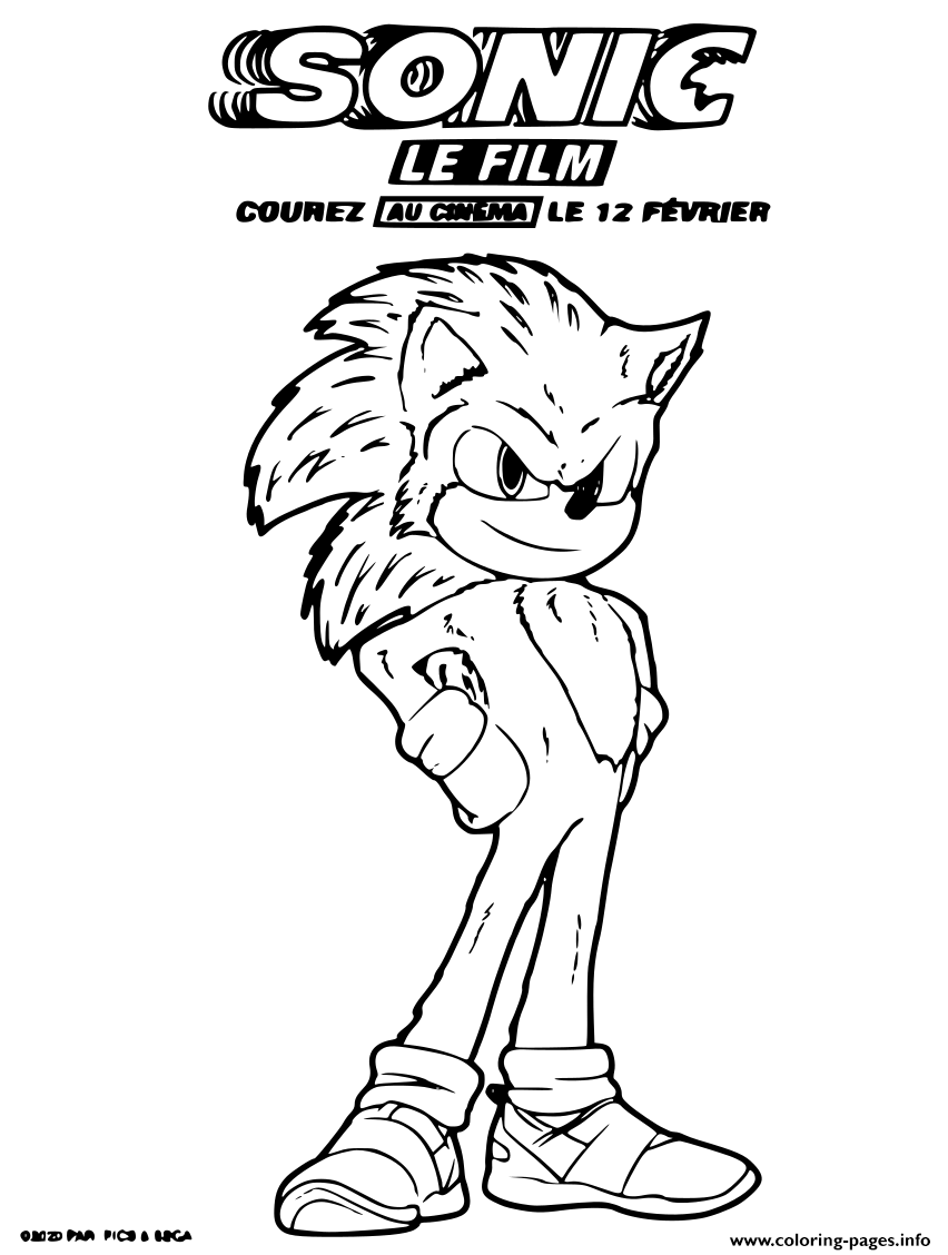 Super Sonic The Hedgehog Coloring Pages 33