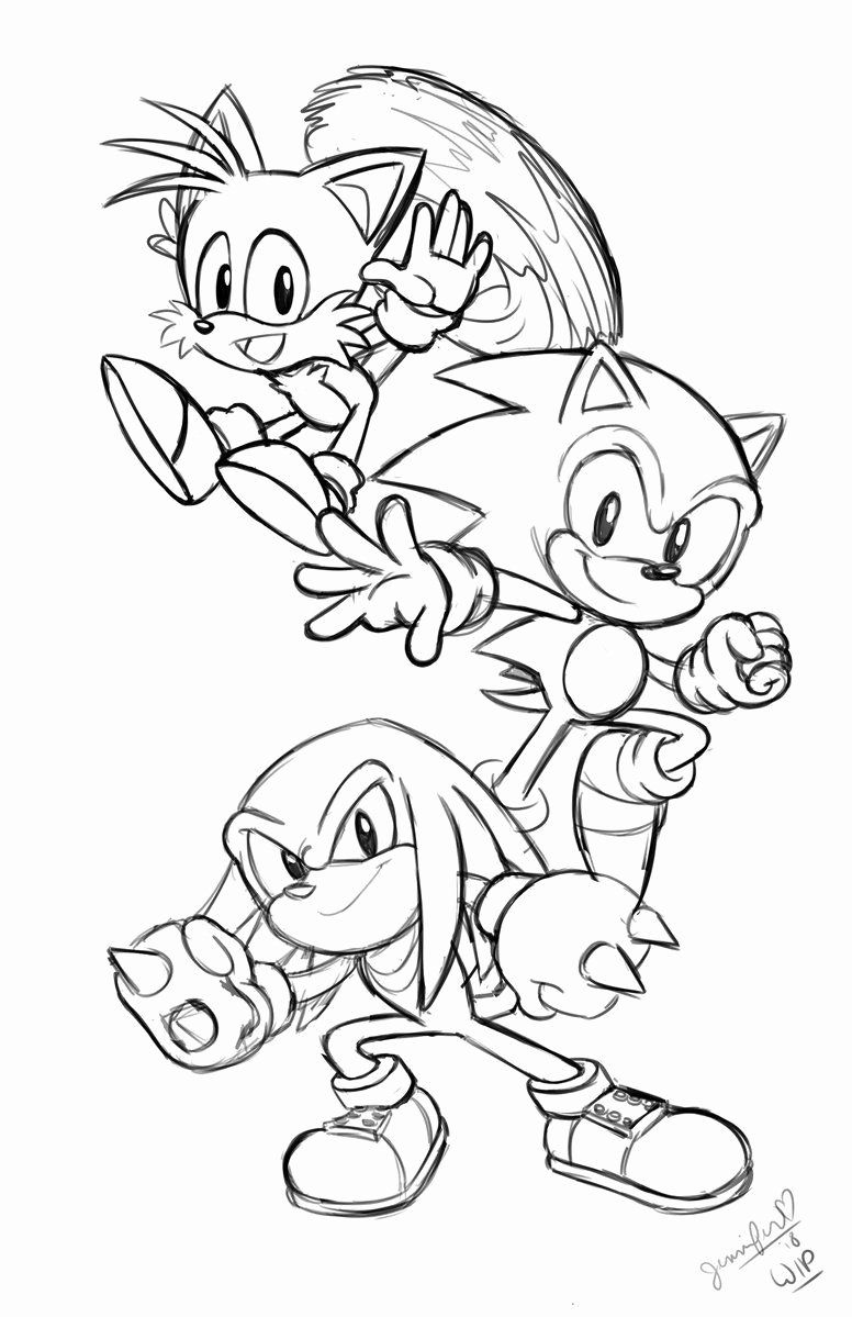 Super Sonic The Hedgehog Coloring Pages 37