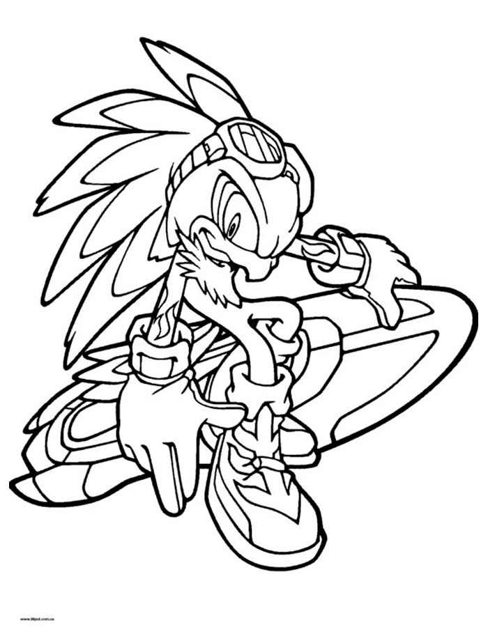 Super Sonic The Hedgehog Coloring Pages 39