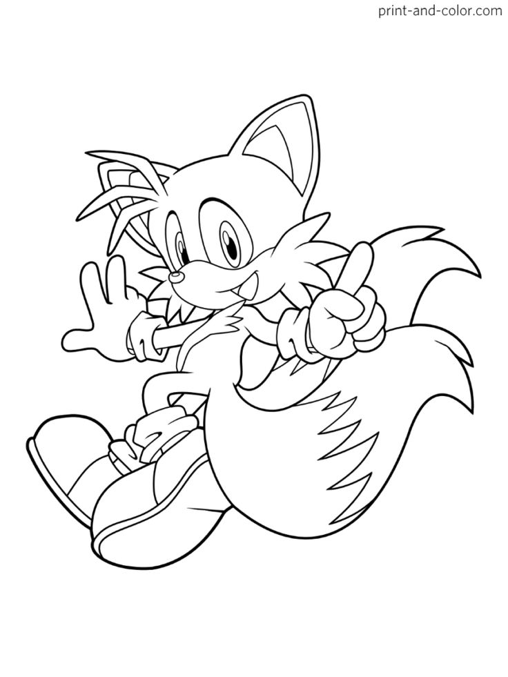 Super Sonic The Hedgehog Coloring Pages 4