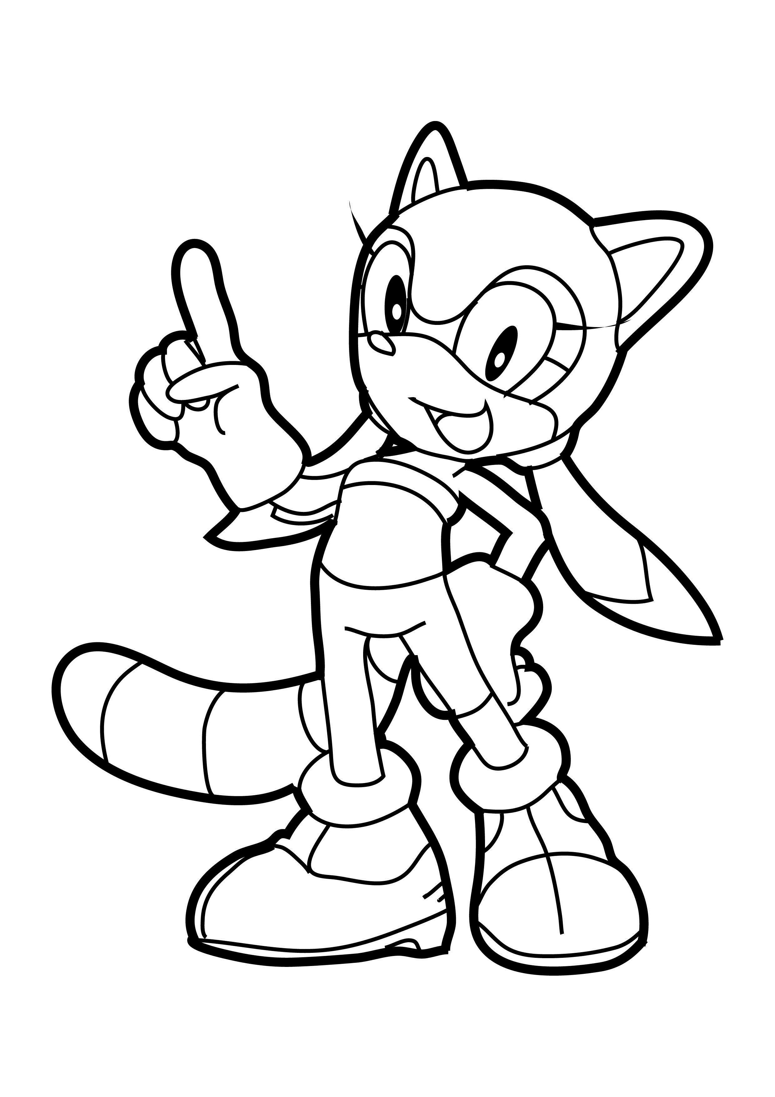 Super Sonic The Hedgehog Coloring Pages 42