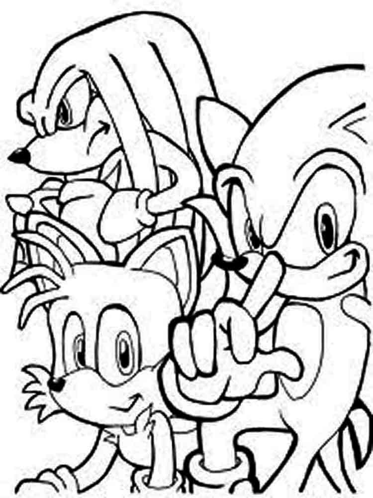 Super Sonic The Hedgehog Coloring Pages 61