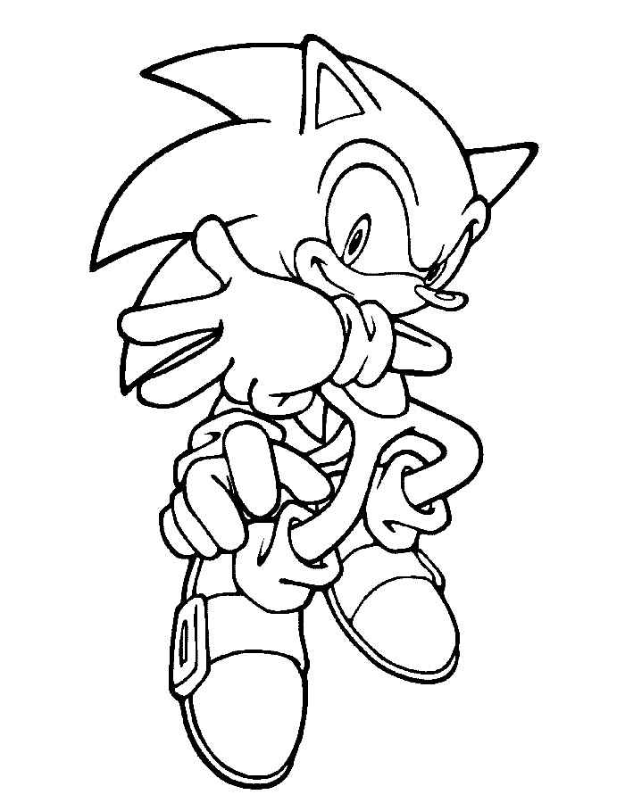 Super Sonic The Hedgehog Coloring Pages 64