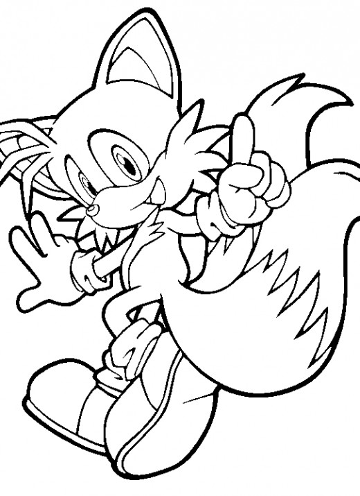 Super Sonic The Hedgehog Coloring Pages 66