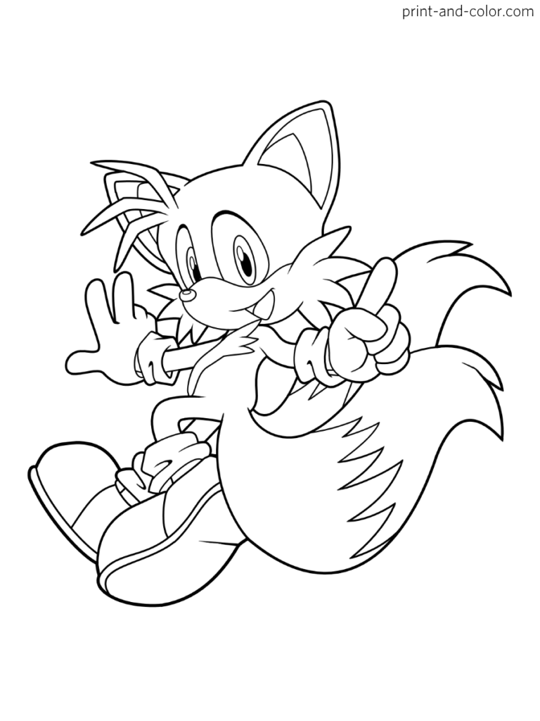 Super Sonic The Hedgehog Coloring Pages 81