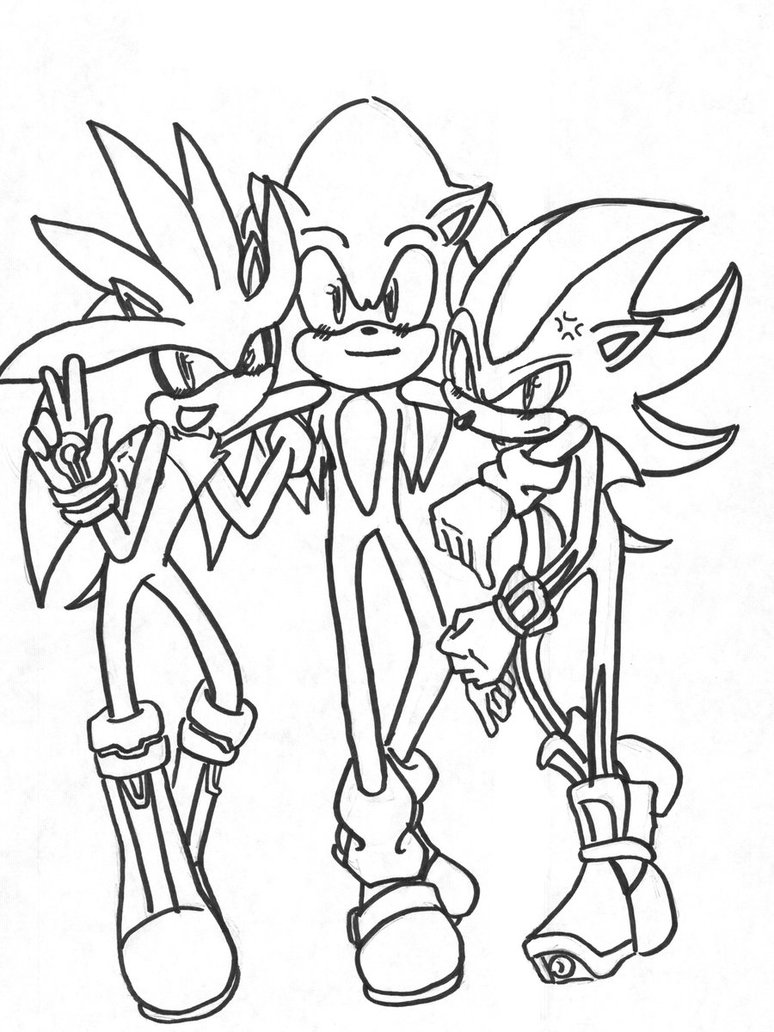 Super Sonic The Hedgehog Coloring Pages 85