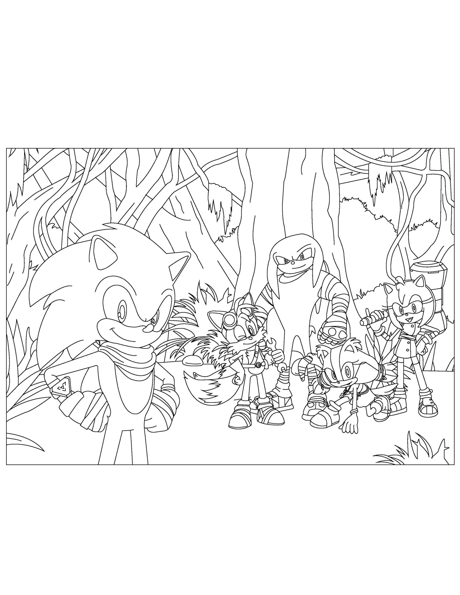 Super Sonic The Hedgehog Coloring Pages 86