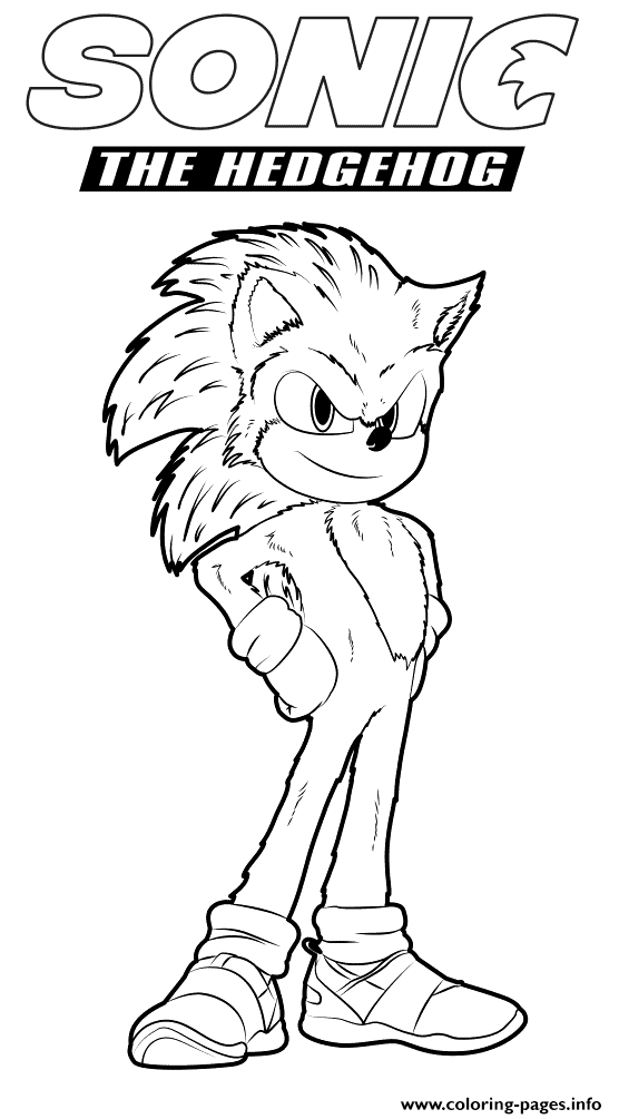 Super Sonic The Hedgehog Coloring Pages 87