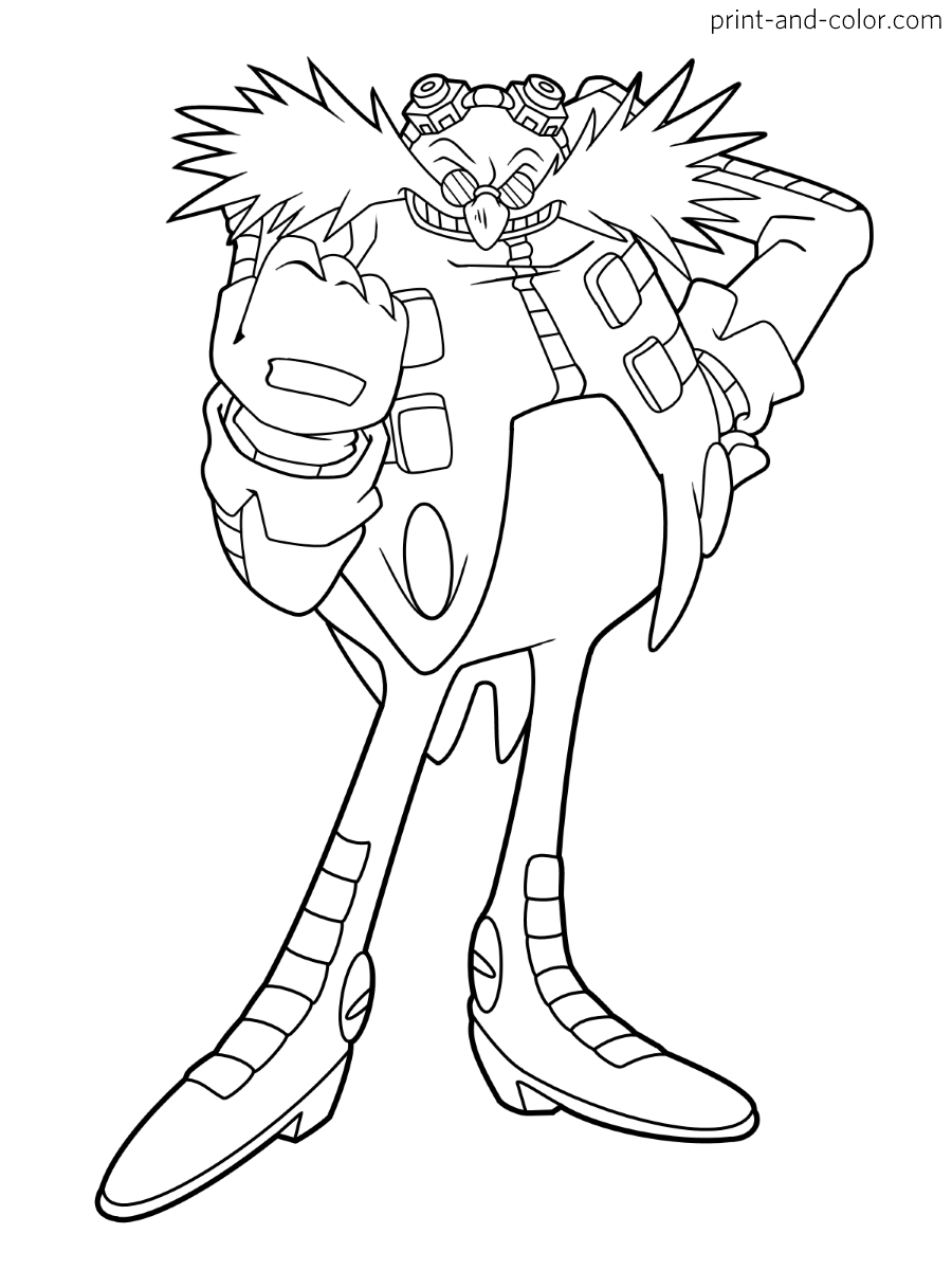 Super Sonic The Hedgehog Coloring Pages 92