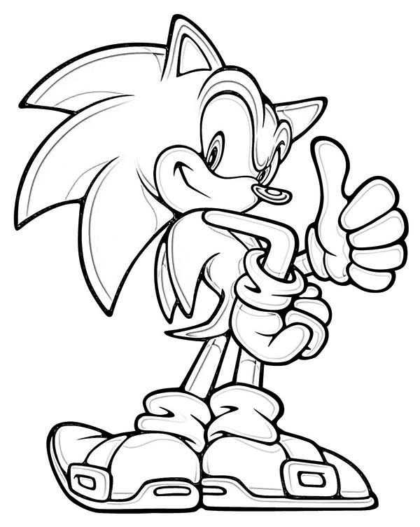 Super Sonic The Hedgehog Coloring Pages 93