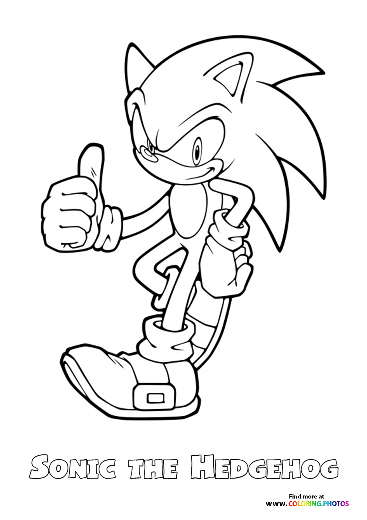 Super Sonic The Hedgehog Coloring Pages 94