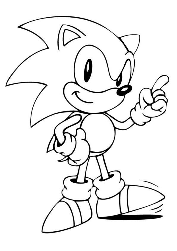 Super Sonic The Hedgehog Coloring Pages 98