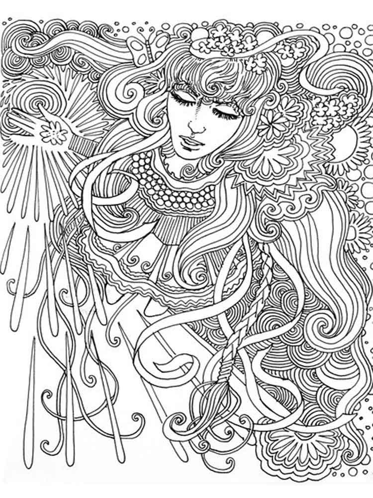 Trippy Coloring Pages for Adults Printables 112