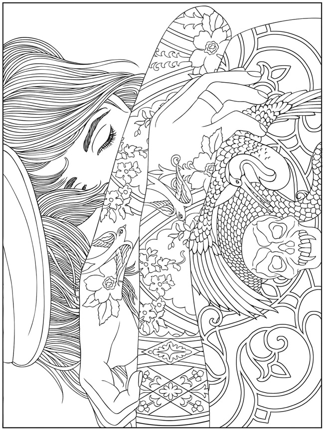 Trippy Coloring Pages for Adults Printables 116